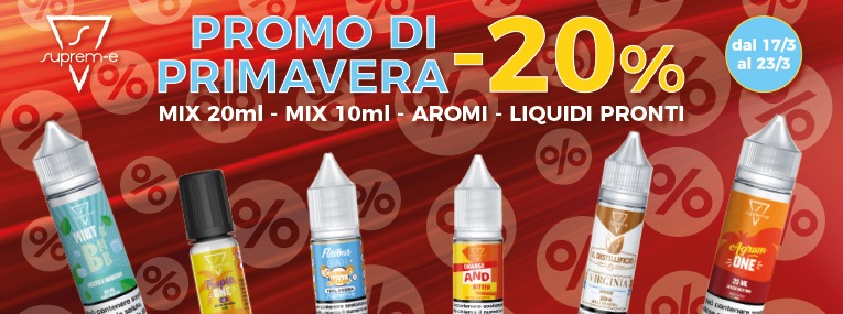 Promo Sconto 20% Suprem-e